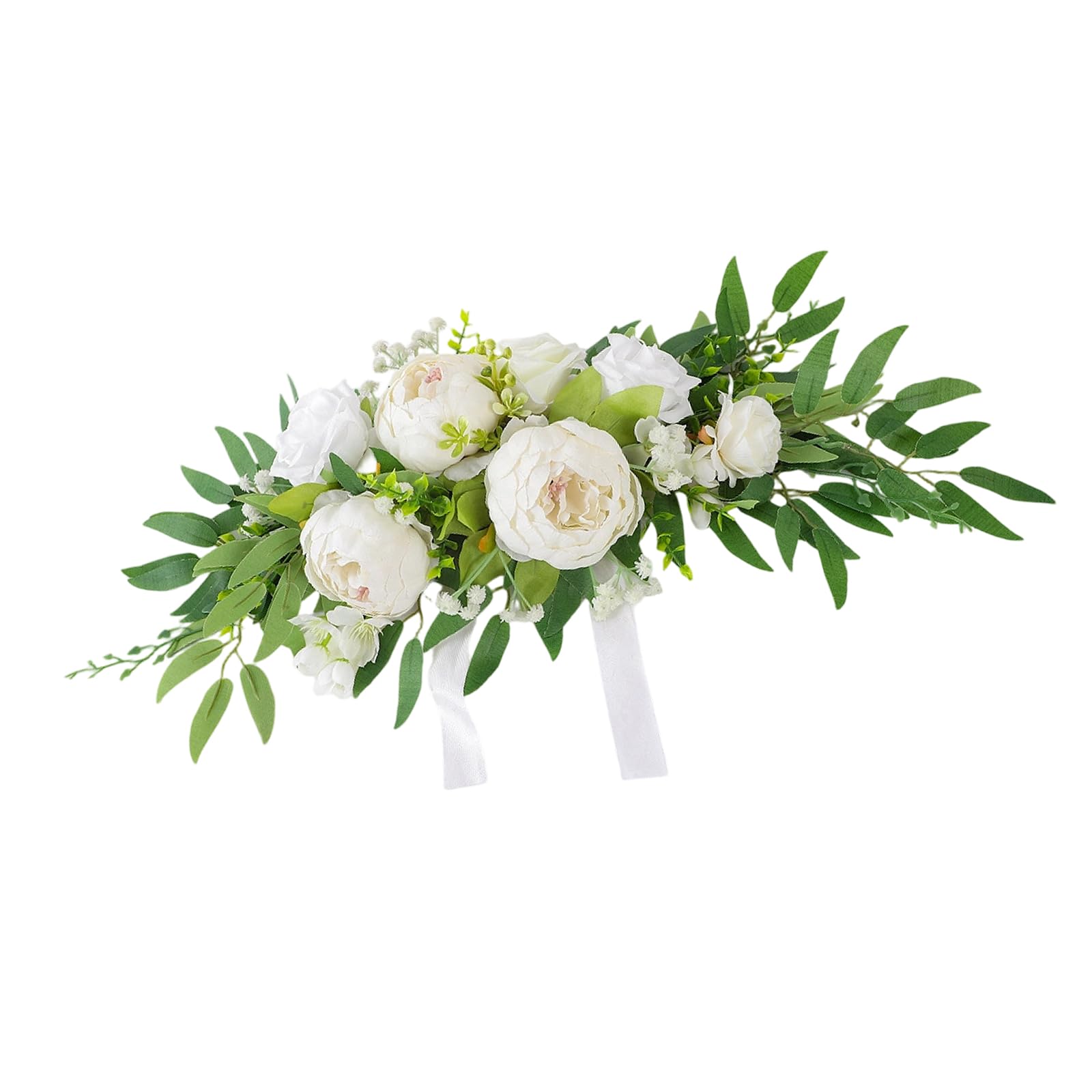 Jazuaiao Peony Wedding Reception Table Number Florals Accent Accessories Wedding Peony Flower Sign Faux Welcome Sign