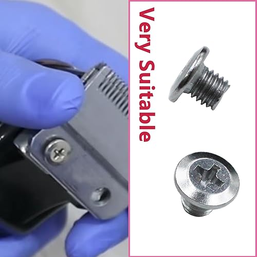 Miniatura 5 de Tornillos de biselado M5 Phillips para cortadora de cabello eléctrica Wahl, 808 accesorios de cuchilla, cortador de pelo para cabezal eléctrico Wahl