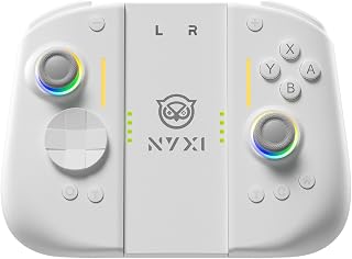 NYXI Hyperion 3 Switch 2 コントローラー【世界初 Switch 2 専用サードパーティ製ワイヤレス】9 軸ジャイロ＋地磁気センサー ホールエフェクトスティック フルメカニカルボタン 背面ボタン 振動調整 ホワイト