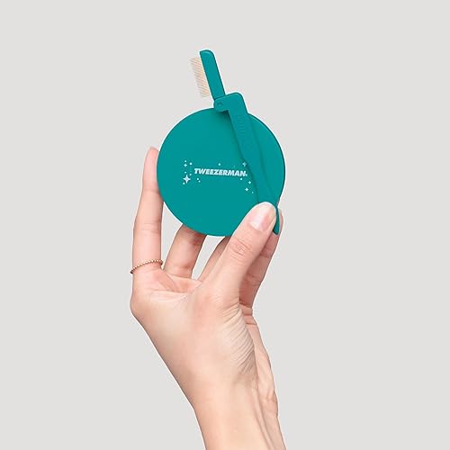 Miniatura 5 de Tweezerman Majestic - Juego de espejo y peine iLashcomb turquesa
