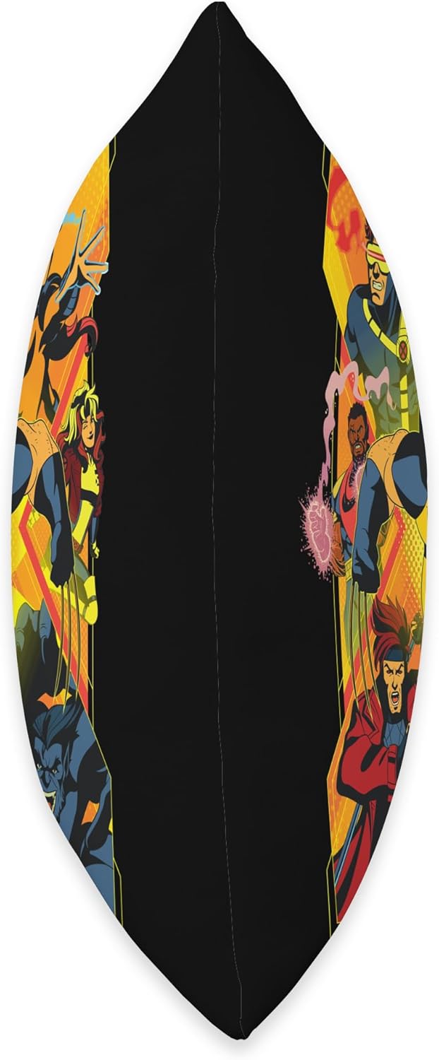 Marvel Studios X-Men ’97 Wolverine and Team X-Logo Throw Pillow