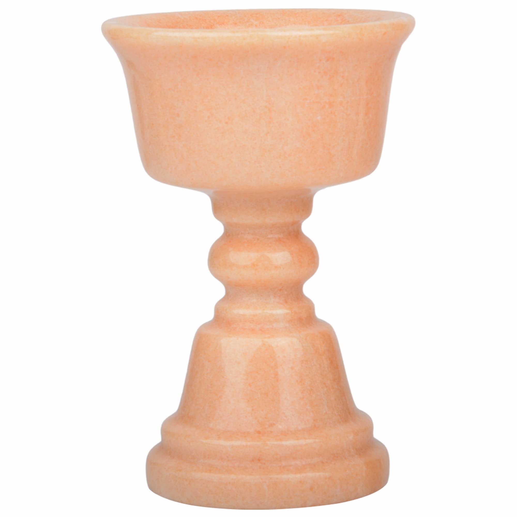 SIPARUI Marble Candle Holder Polished, Double-Sided Decorative Candlestick Holders for Wedding, Dinning, Church, Party, Home Decor, Coffee Table and Dining (Sunset Red A)