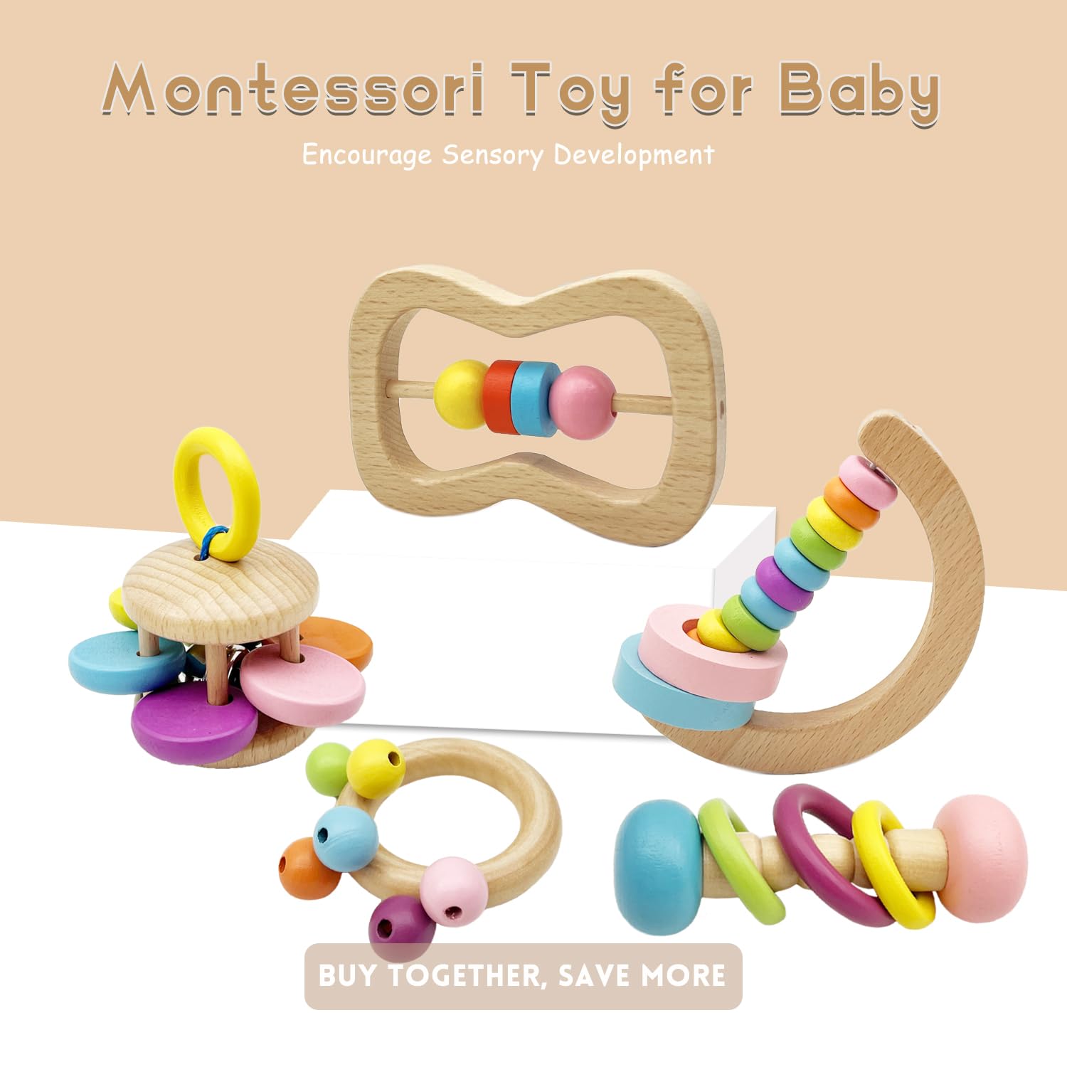Wooden Baby Rattle image 7