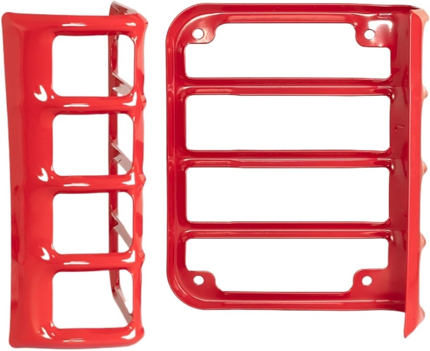 2pcs Taillight Cover JK Accessories Tail Light Guards Cover Rear Lamp Guard Protective Mount Compatible For Wrangler JK 2007-2017(Left and Right A)