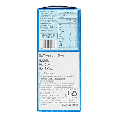 Miniatura 4 de Patanjali Galleta de leche Doodh (paquete de 3) - 10.58 oz