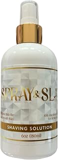 Spray & Slay Shave Solution - Waterless Shaving Spray for Women, Aloe & Vitamin E Infused, Quick & Mess-Free Application, Smooth & Moisturized Skin, Perfect for On-the-Go Shaving, No Rinse Needed!