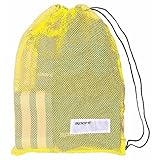 Sporti Swim Mesh Bag – Breathable Drawstring Swim Gear Bag with Quick-Dry Mesh, Durable Toggle Closure, Spacious Storage for Pool, Beach & Gym – Ideal for Swimmers & Water Sports - Yellow