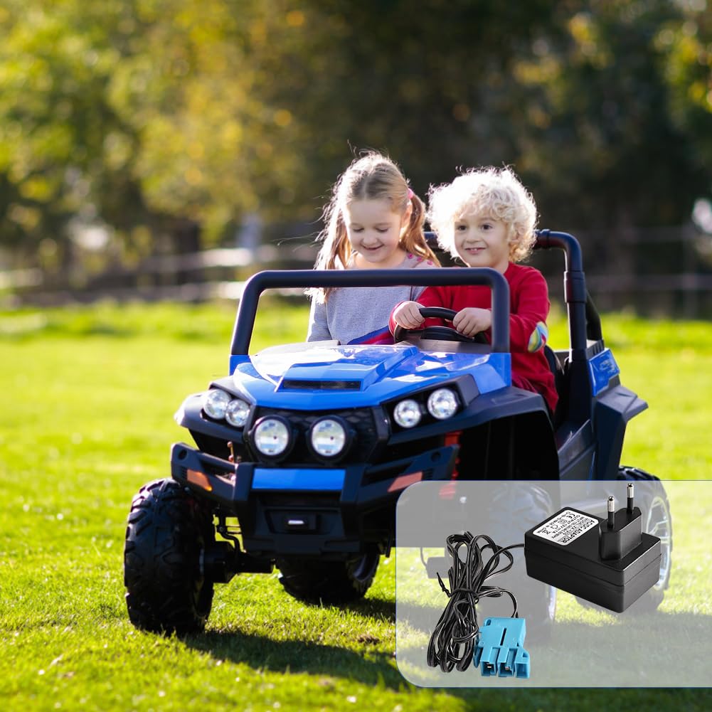 Ładowarka 12 V do pojazdów elektrycznych Peg Perego dla dzieci, traktorów SUV, ATV, samochodów - ładowarka, zasilacz sieciowy kompatybilny z samochodami elektrycznymi, motocyklami i pojazdami