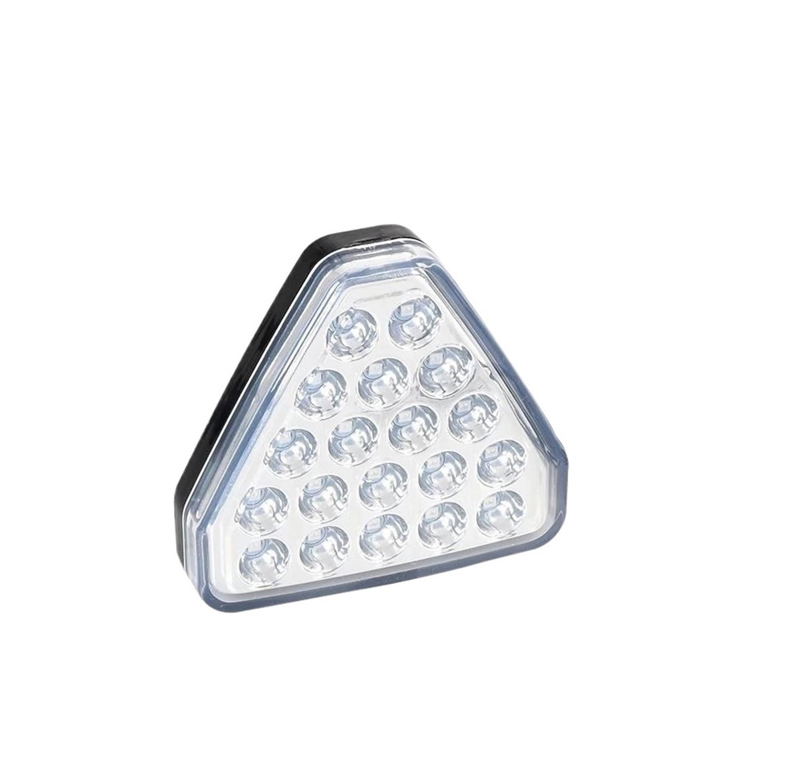 Feu stop arrière LED triangle rouge 12V universel pour sécurité auto - 8
