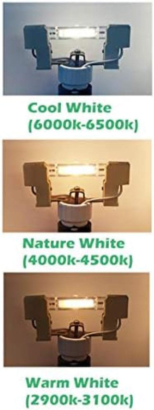 Liniowa żarówka halogenowa 4 sztuki z możliwością przyciemniania R7S Led Cob żarówka 78 mm 118 mm szklana rurka 15 W 30 W światło Ac 220 V 230 V reflektor wymień halogen, ciepły biały, 78 mm