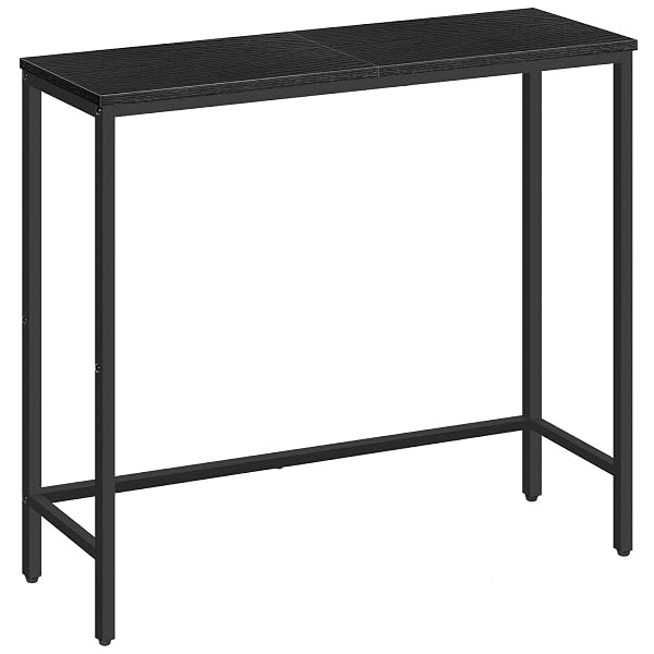 Minimalist Black Slim Display Table