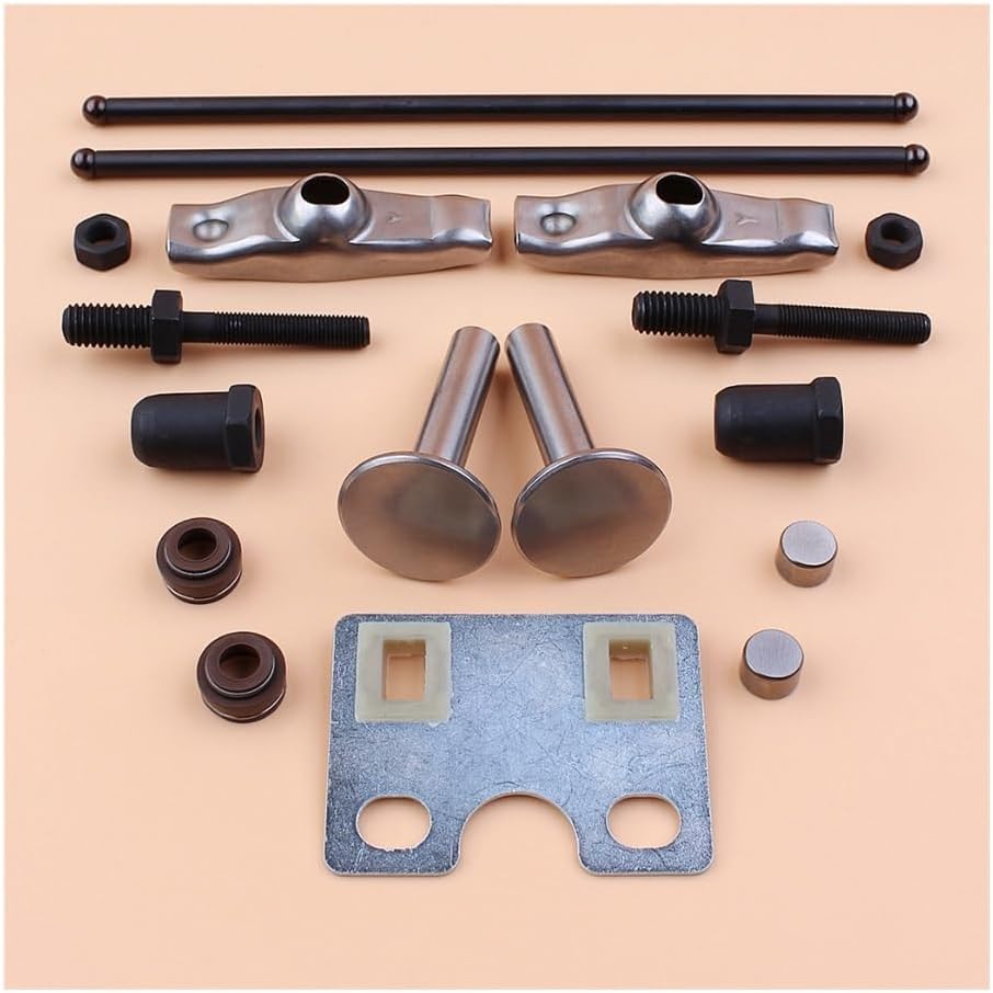 Push Rod Guide Plate Rocker Arm Lifter Stem Seal Kit Fit for GX340 GX390 188F 5KW 6.5KW Generator Engine Motor
