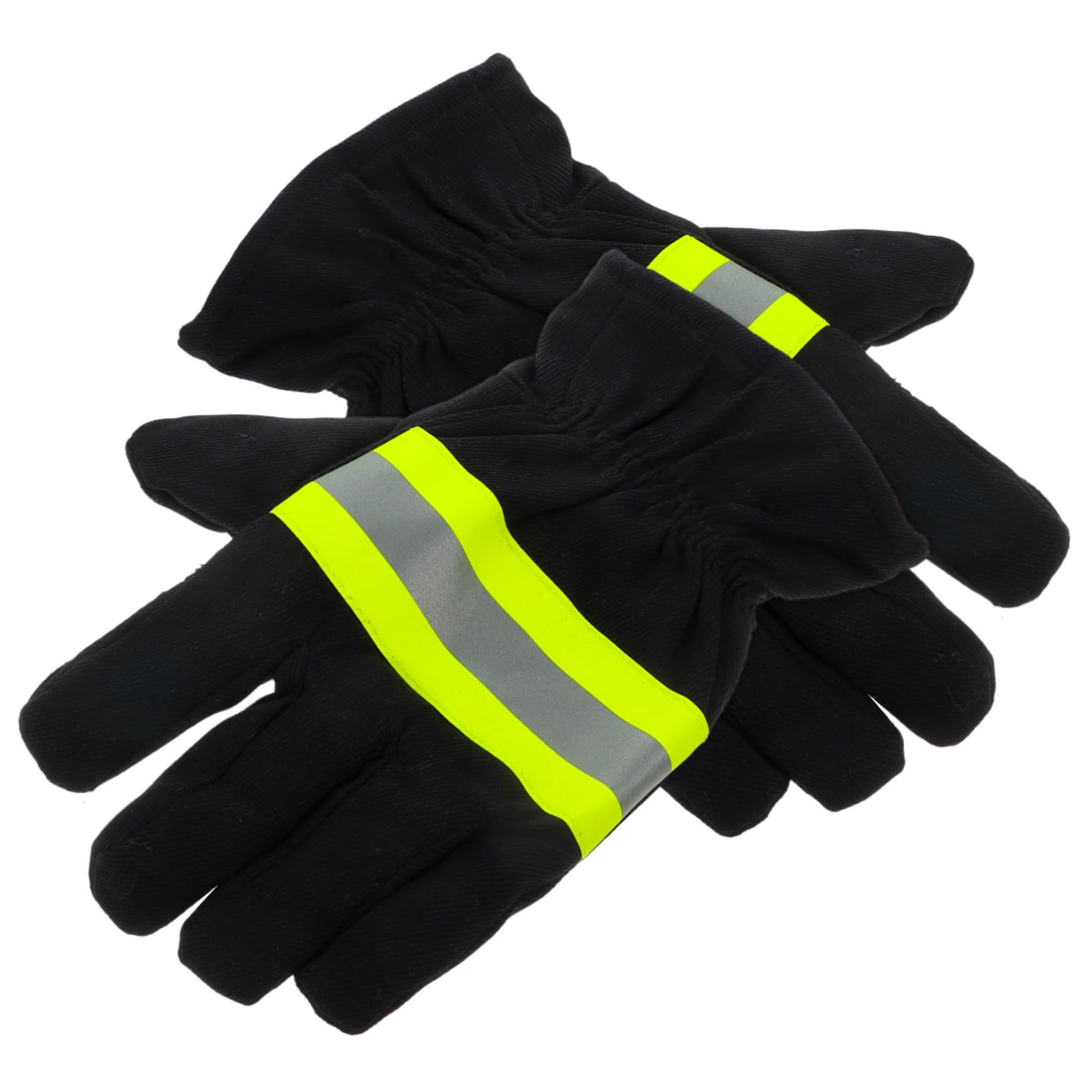SOLUSTRE 2paare Feuerwehrhandschuhe Hitzebeständig Isolierend Für Feuerwehrleute Schutzkleidung