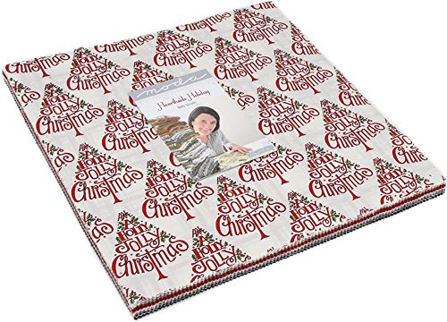 Hearthside Holiday Layer Cake, 42-10 inch Precut Fabric Quilt Squares by Deb Strain