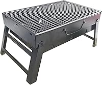 Vista 4 de BBQ Grill Outdoor Charcoal grills Outdoor Large Grill Portable Folding BBQ Household Stainless Steel Grill Easy To Remove And Wash