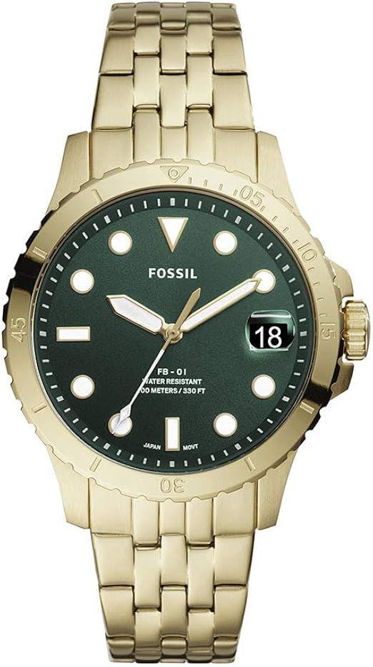 fossil watch green dial