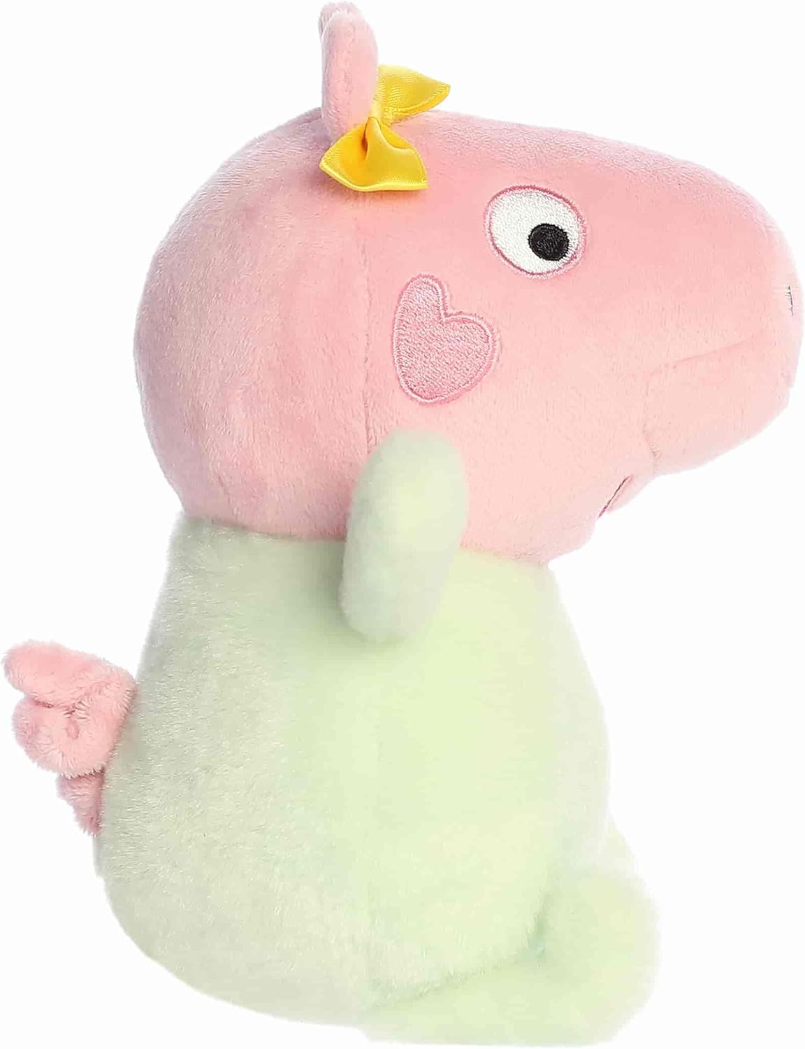 Aurora® Playful Peppa Pig™ Baby Evie Stuffed Animal - Officially Licensed Toys for All Fans - Perfect for Birthdays, Adults and Kids All Ages - Pink 8 Inches