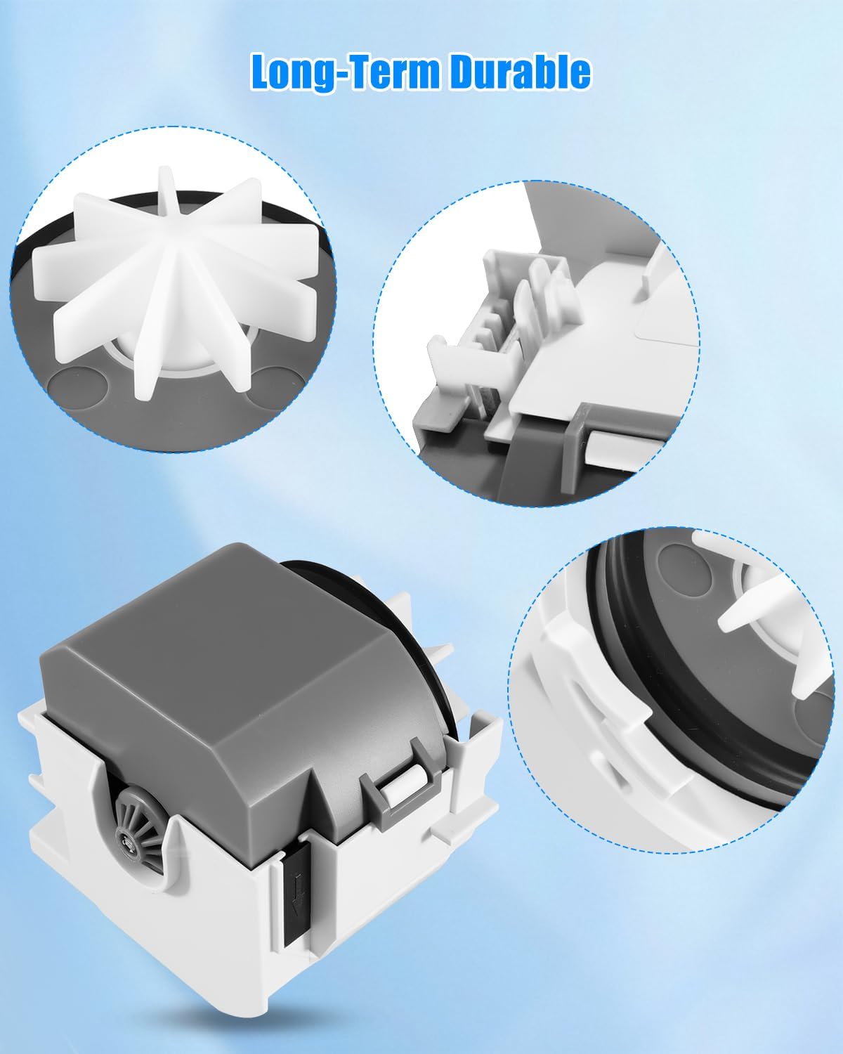 00620774 Dishwasher Drain Pump Fit for B-osch SGE63E06UC SGV63E03UC SHE53T52UC Replace 620774 2692859 AP5326239 PS8728607 EAP8728607 PD00008993