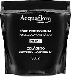 Pó Descolorantel Acquaflora Série Profissional Pó Azul 300g