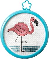 Vista 3 de Bucilla 1st My First - Kit de punto de cruz, 3 pulgadas, color rosa