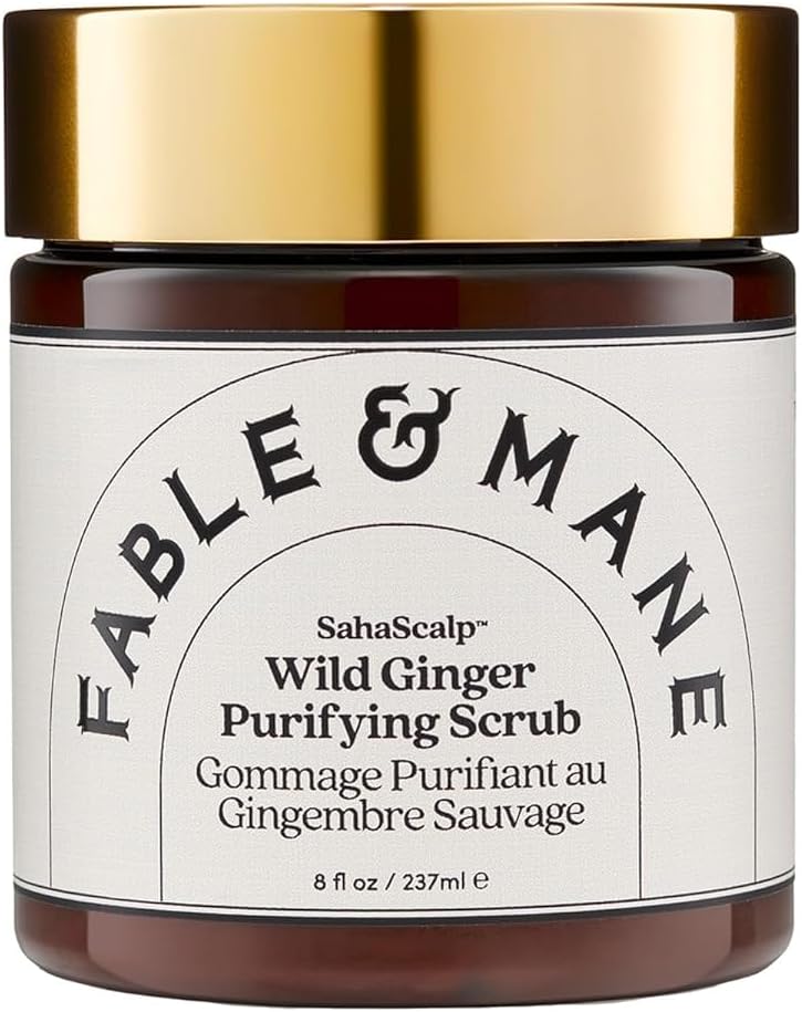 Wild Ginger Purifying Scrub, For a Flaky, Itchy or Dry Scalp. Gentle Exfoliating Cleansing Detox Treatment