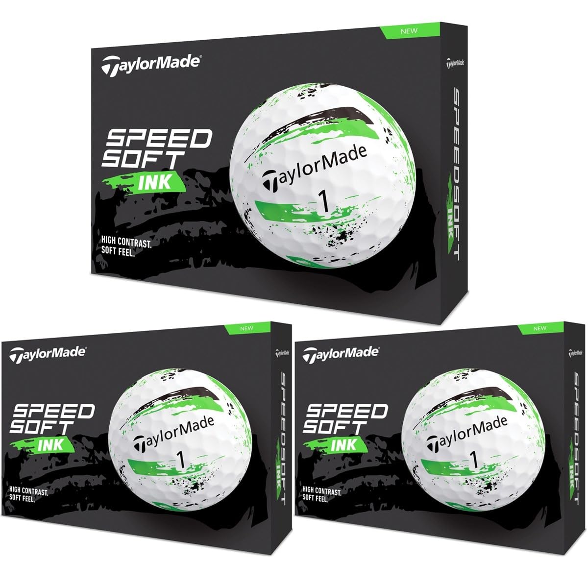 Amazon | テーラーメイド Taylor Made ボール SPEEDSOFT INK ボール 3