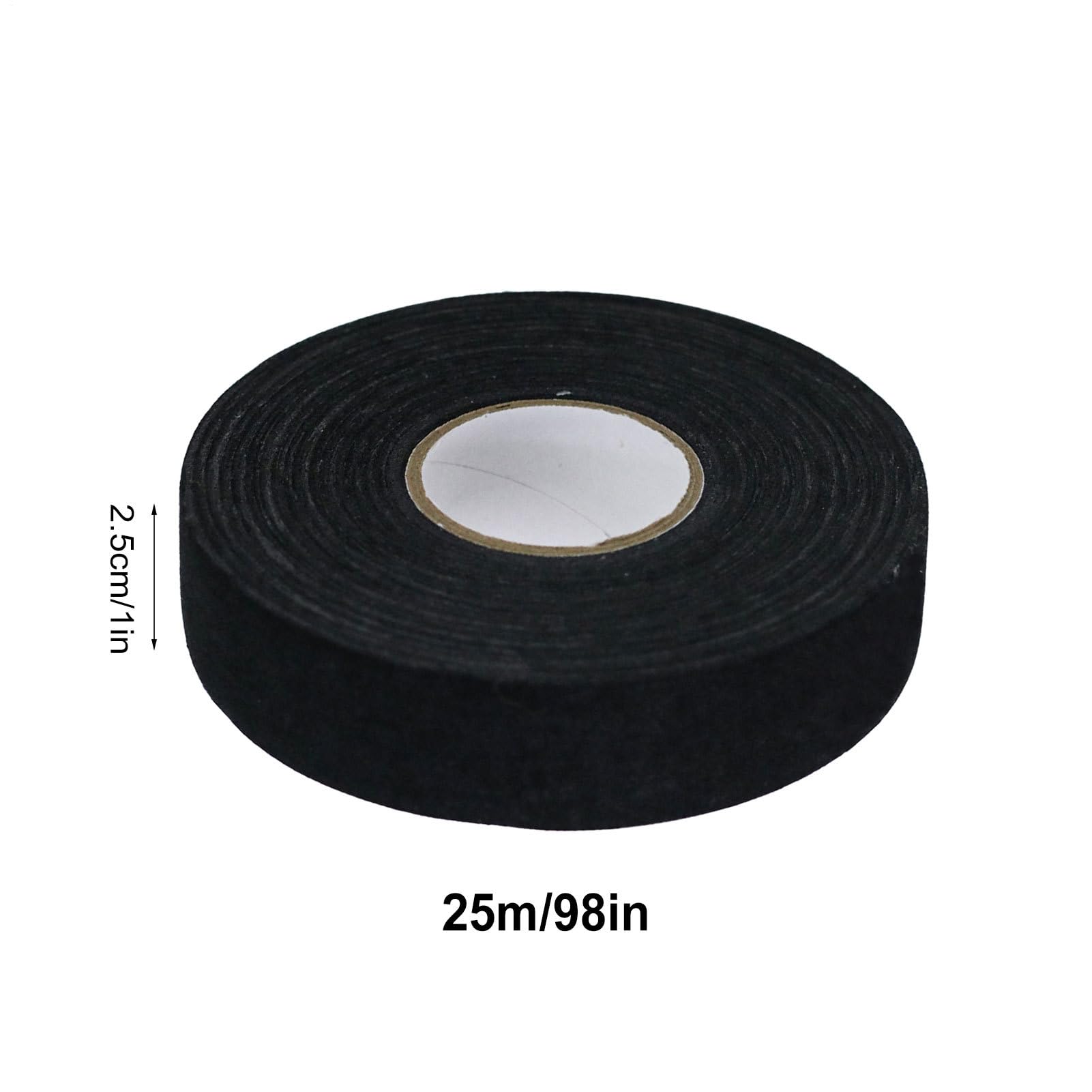 Nastro di presa per bastone da hockey | 2,5 cm x 25 m involucro adesivo, impugnatura antiscivolo e impermeabile per racchetta, per hockey, baseball, softball, racchetta e golf