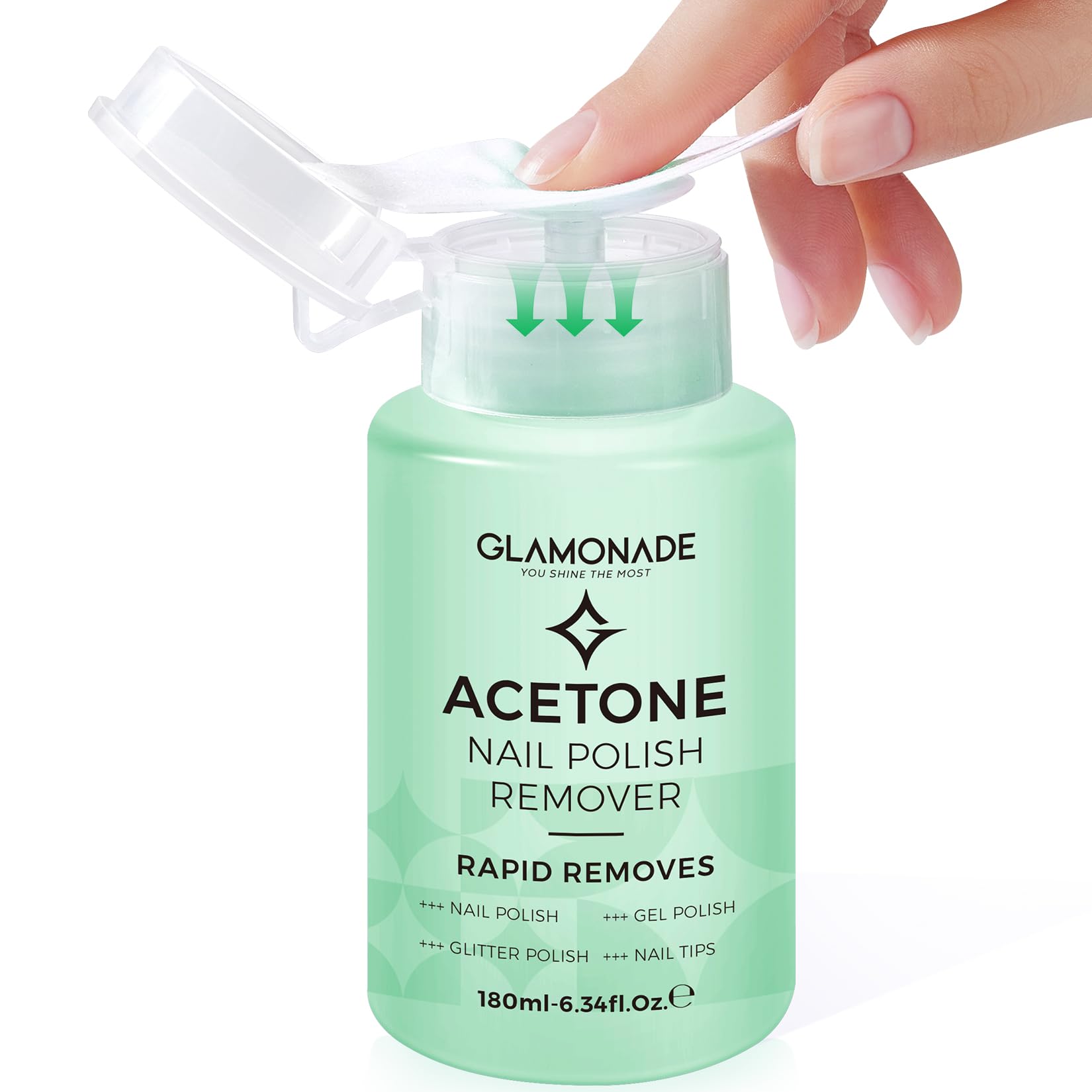 Glamonade Acetone Nail Polish Remover - Strong & Fast -11