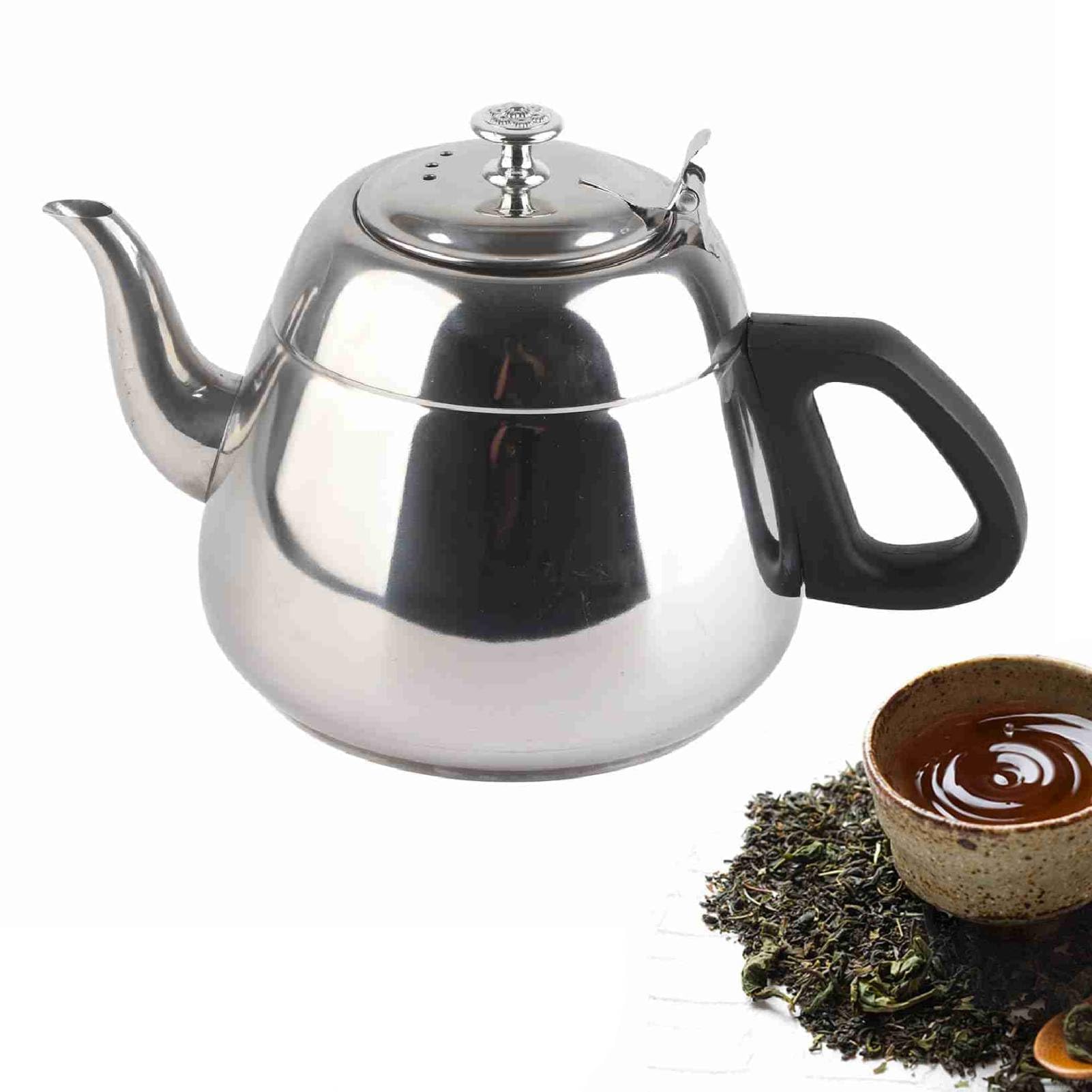 Bouilloire théière bouilloire électrique avec filtre inox 2L