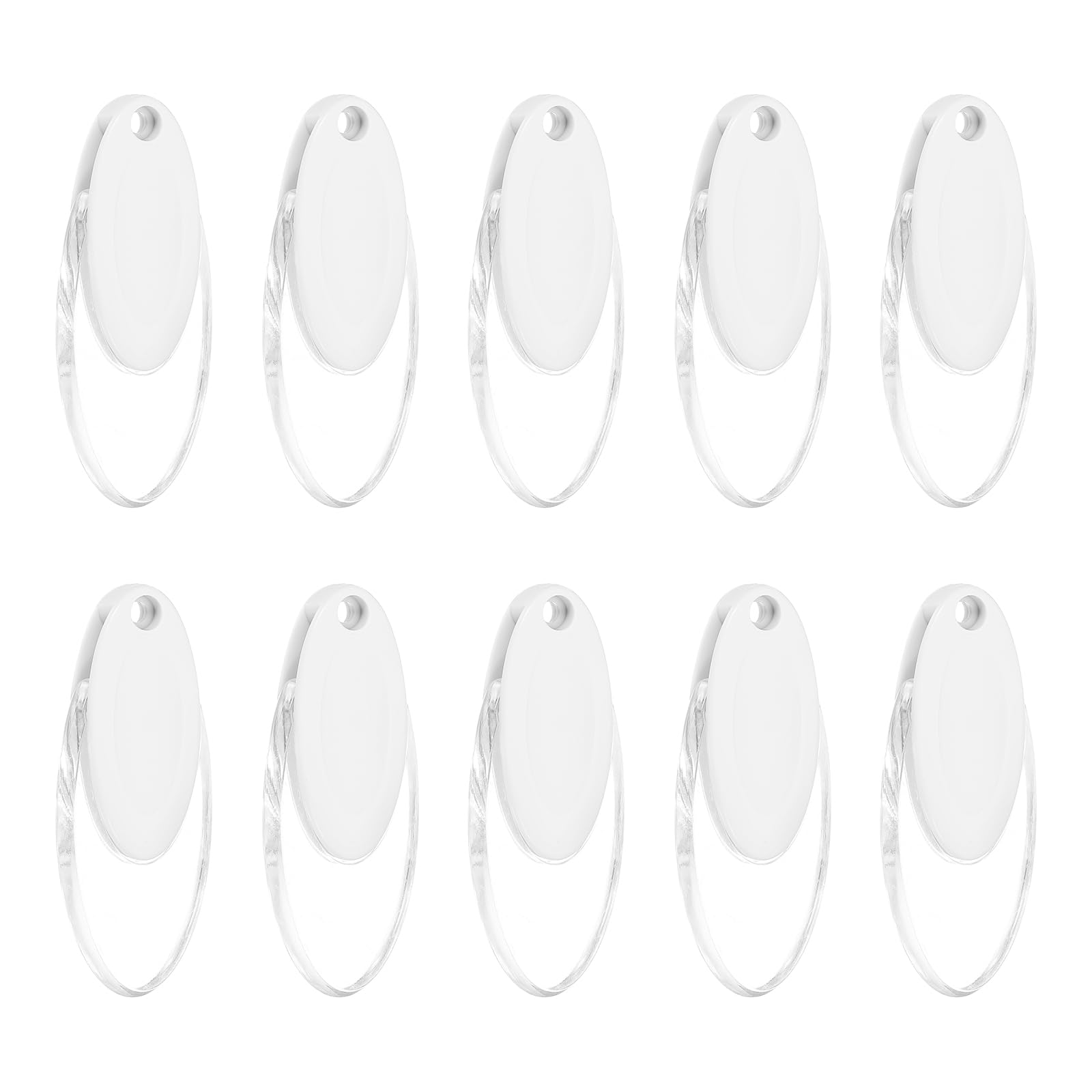 Evita enredos con el peso de cuerda para persianas uxcell blanco de 91 mm