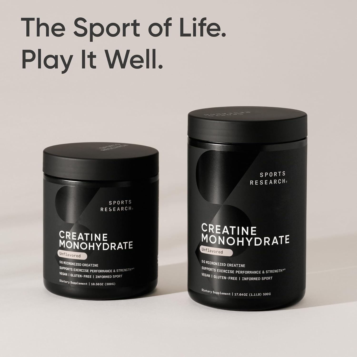 Sports Research Creatine Monohydrate - Gain Lean Muscle, Imp...