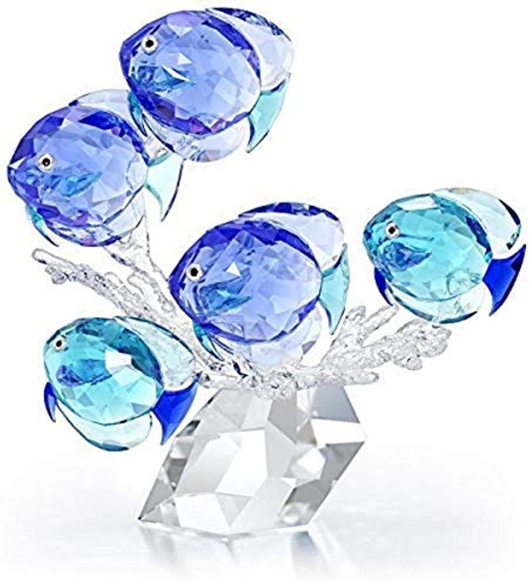 5493705 Crystal Ocean School of Fish,Multicoloured