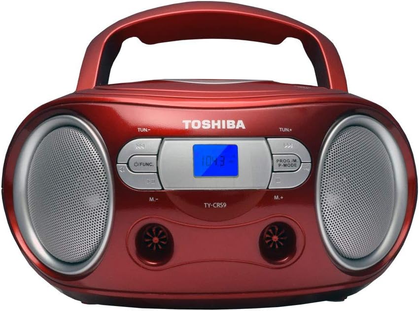 Toshiba TYCRS9(R) Portable CD Boombox with Am/FM Stereo