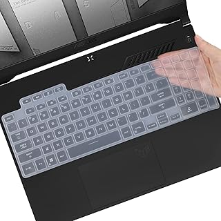 Keyboard Cover for New 2022 ASUS TUF Dash 15 15.6" FX517ZM FX517ZM-AS73/TUF Gaming F15 FX507ZM-ES74/ TUF Gaming F17 FX707 FX707ZM 17.3", ASUS TUF A15 A17 Gaming Laptop Keyboard Skin-Clear