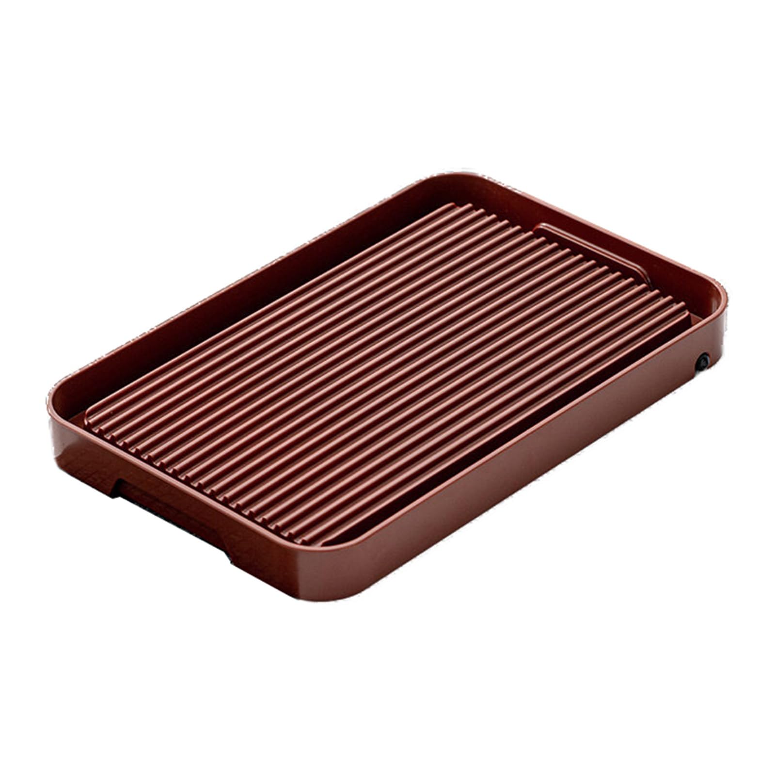 Melamine Tray,Rectangular Teacup,Double-layer Storage Rack,Removable Drain Board,Suitable for Storing Teaware(Color3)
