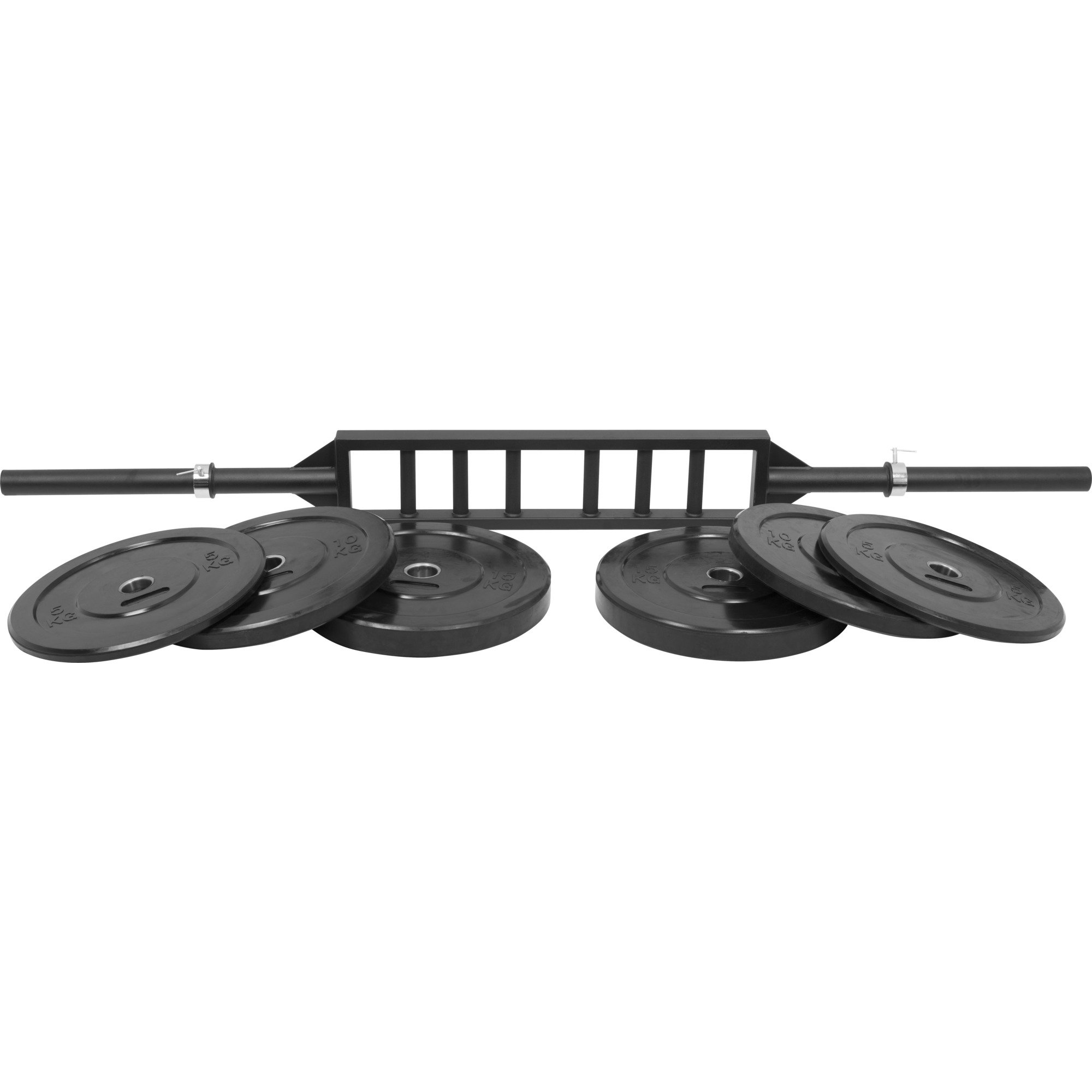 GORILLA SPORTS® Olympia Multi-Grip-Bar 211 cm, 50 mm, bis 150 kg | Swiss Bar aus Stahl mit 3 Griffweiten, neutraler Griffposition und 2 Schnellverschlüssen für Brust, Arme und Rücken