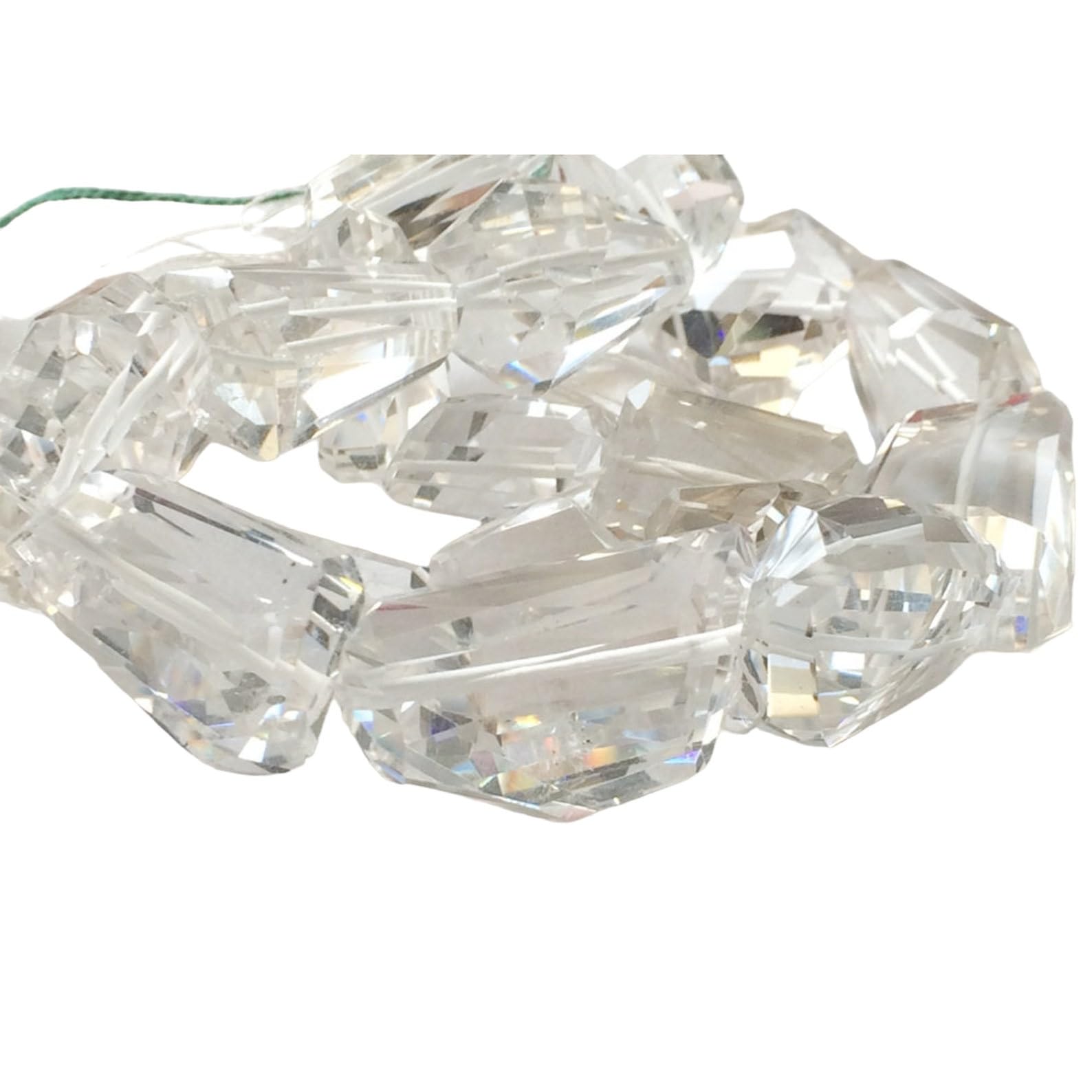 Perles de cristal de quartz 16 pouces pour fabriquer un cadeau personnalisé
