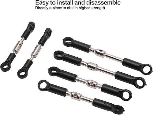 Miniatura 3 de VGEBY Varillas de acoplamiento RC, barra de enlace de dirección RC para WLtoys 144001 144002 124018 124019 124017 124016 control remoto modelo de