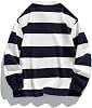 Camisas de Rugby para Hombre, Polo de Manga Larga, Suéter con Cuello y Rayas 5