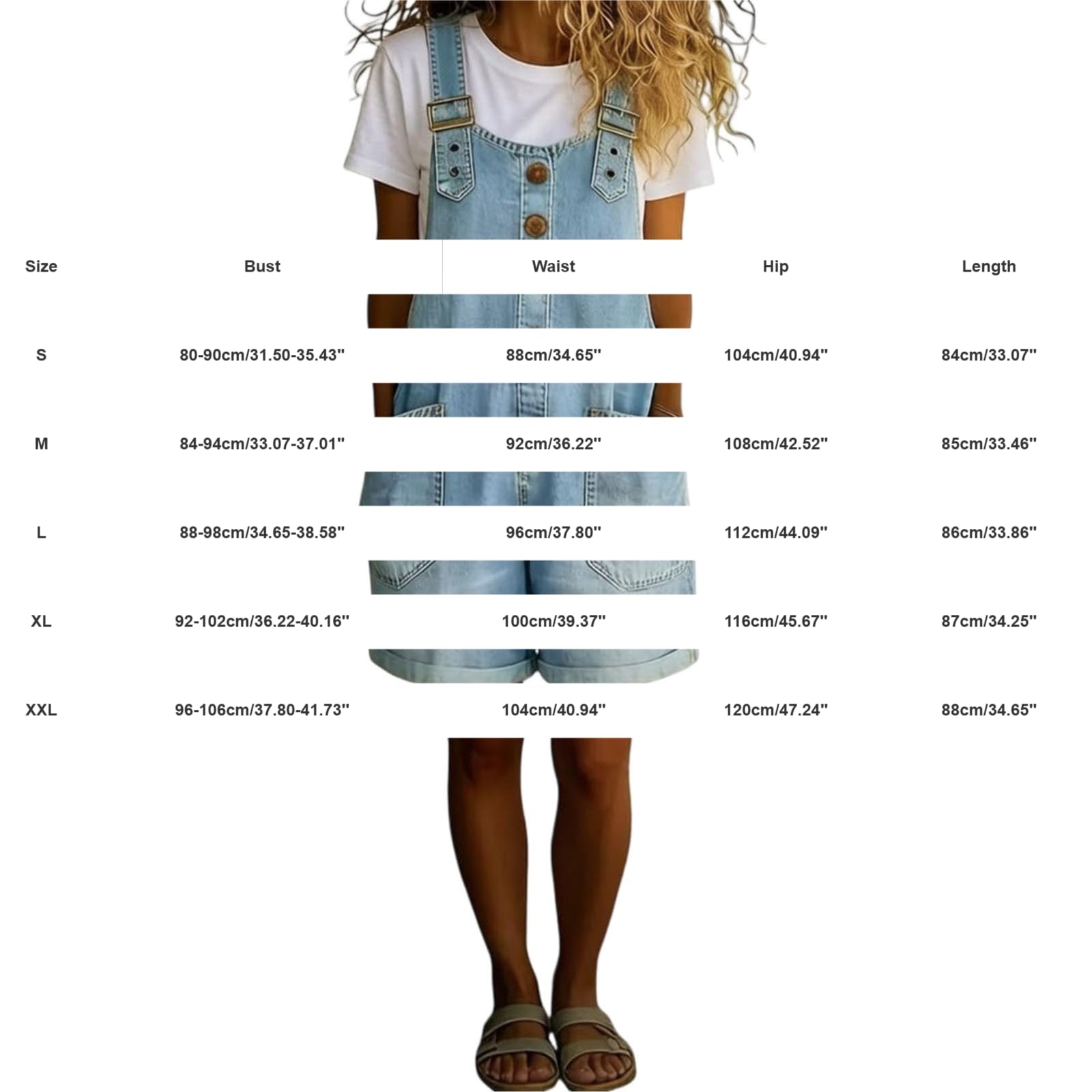 Salopette Jeans Donna Estiva Corta Cotone Elegante Tuta in Denim Pantaloni da Lavoro Lunghi Jumpsuit Intera Comoda Larga con Tasca Spalline Regolabili Leggera Baggy Salopettes da Casa Playsuit Mare
