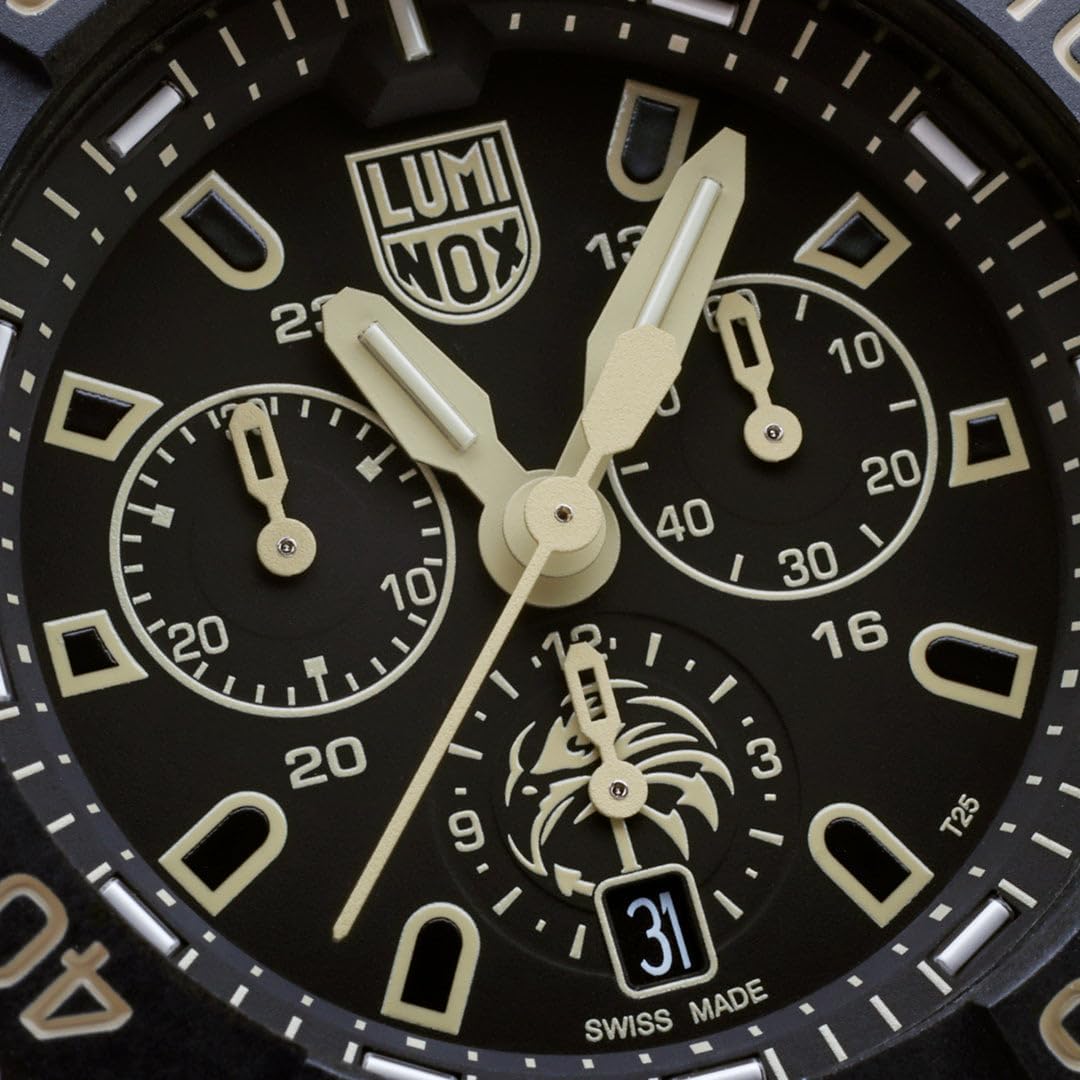 Luminox - Navy Seal - Mens Watch 44mm - Military Dive Watch - Date Function - 200m Water Resistant - Mens Watches - Made in Switzerland