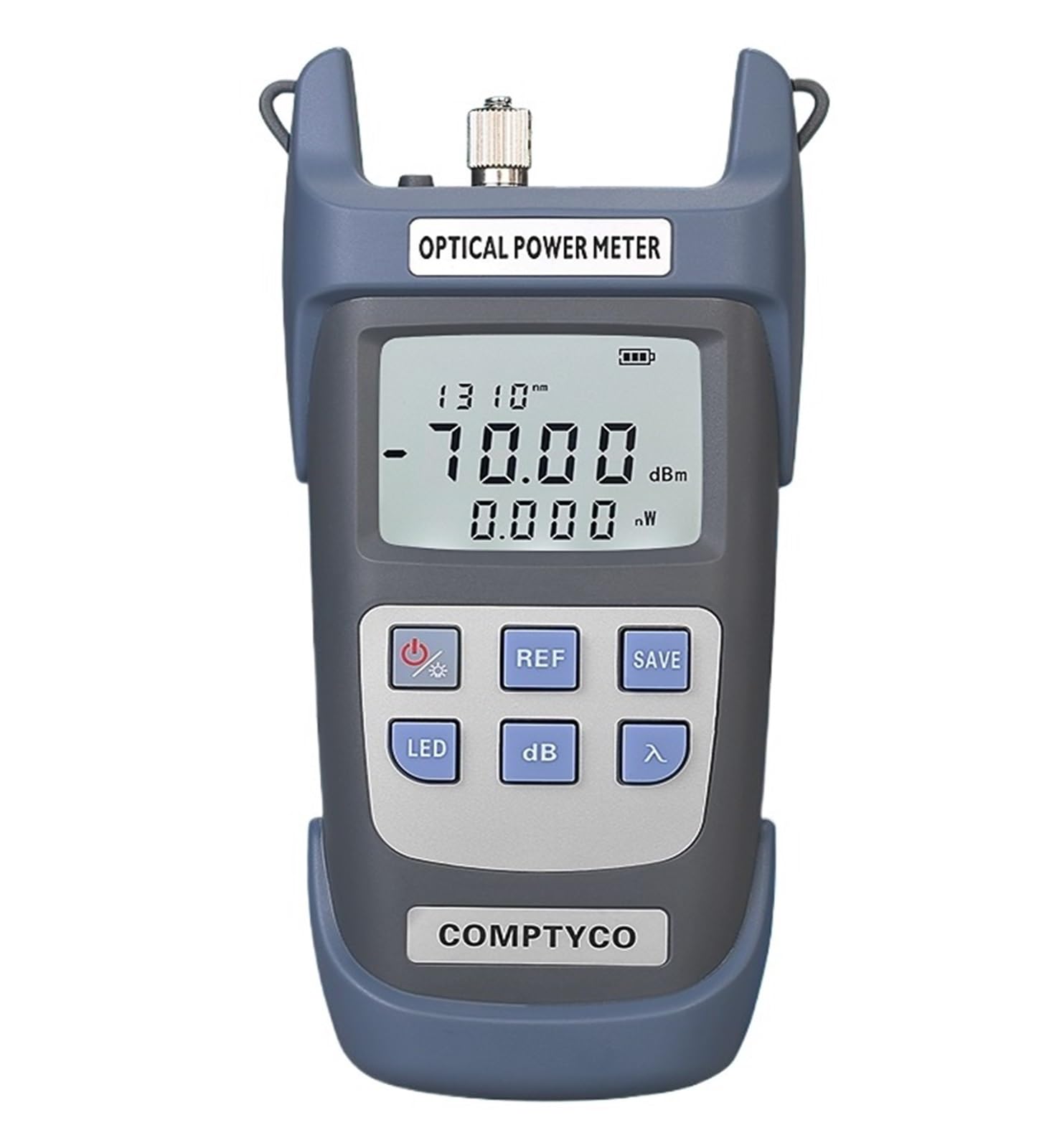Fiber Tester, G710A/G510A FTTH Fiber Optical Power Meter Fiber Optical Cable Tester -70~+10dBm/-50~+26dBm SC/FC Connector(G710A)