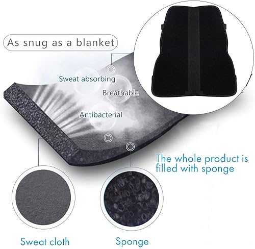 Miniatura 4 de Inmovilizador de rodilla de 3 paneles, soporte completo para piernas, férula de rodilla recta de aleación de aluminio, para recuperación de lesiones