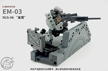 Amazon | E.Monster EM03 指揮官型戦闘メカ ABS製 塗装済み可動