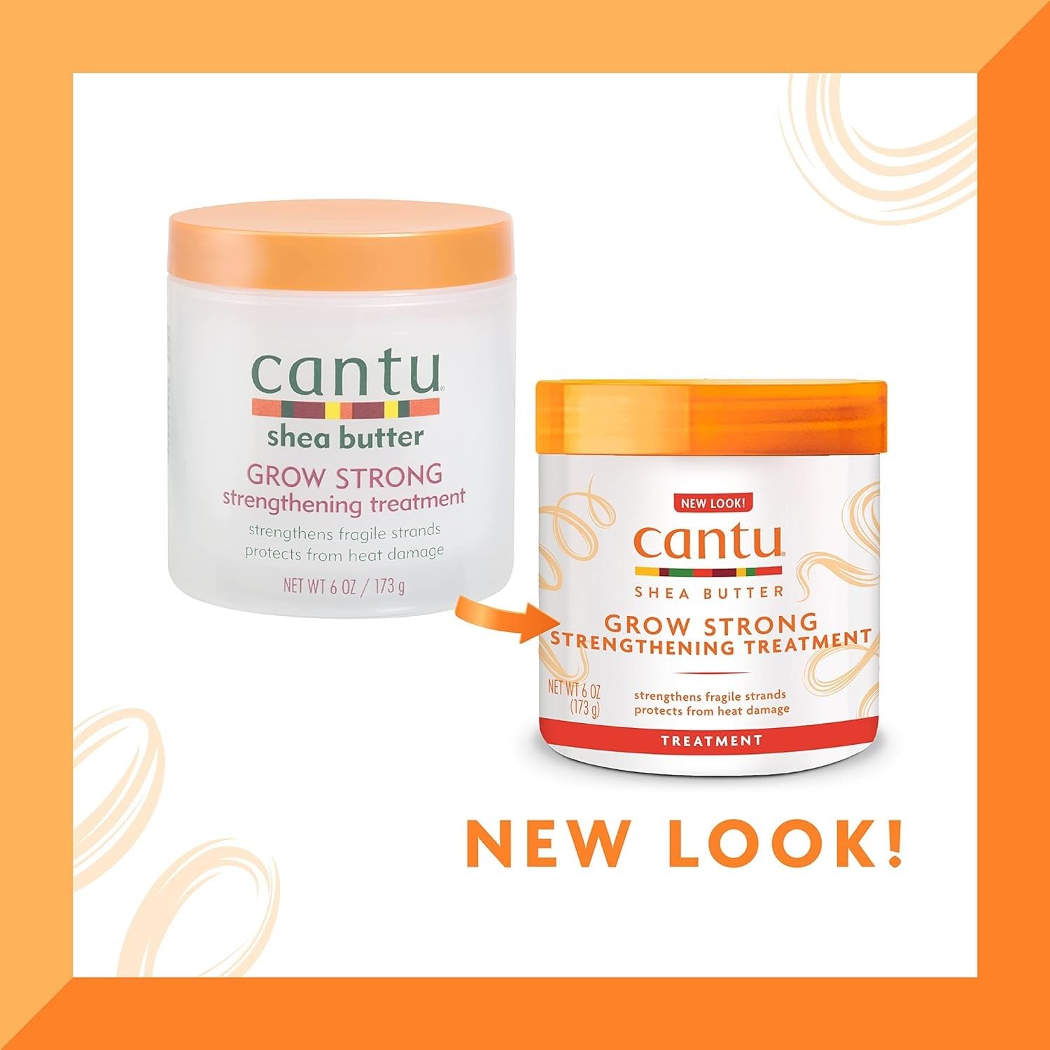 Cantu Grow Strong Strengthening Treatment – krem pielęgnacyjny do łamliwych włosów – nawilżający – chroni przed uszkodzeniami spowodowanymi wysoką temperaturą – z masłem shea – zapobiega łamaniu