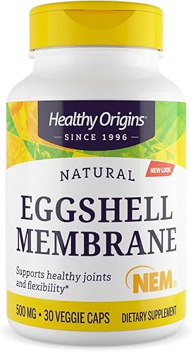 Miniatura 9 de Healthy Origins Membrana de cáscara de huevo NEM 500 mg 120 cápsulas vegetales