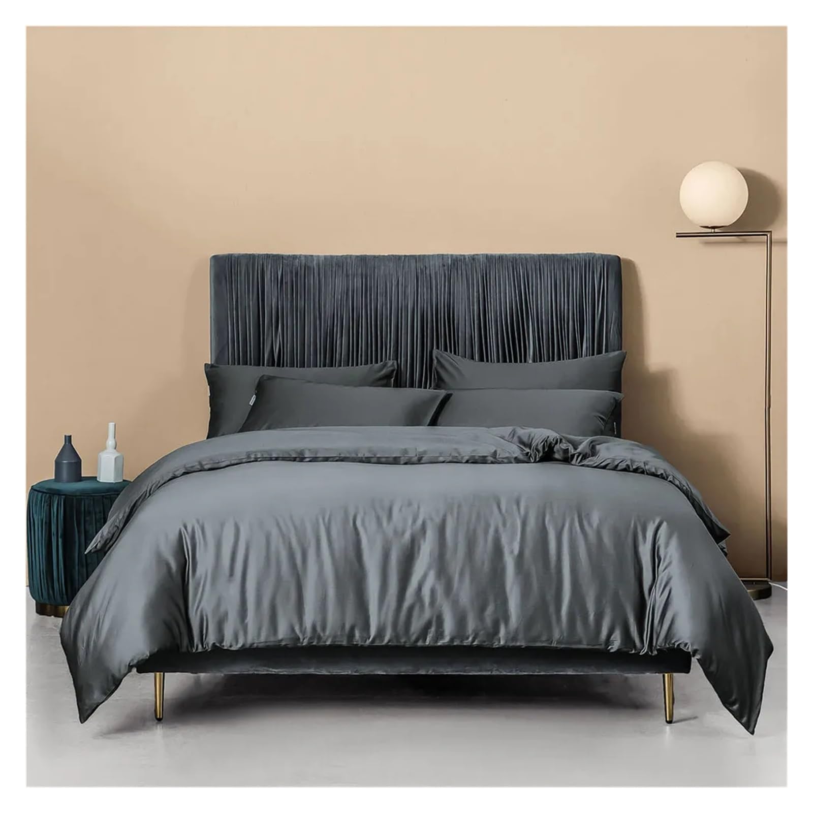 Linge de lit double respirant et thermorégulateur en pur coton