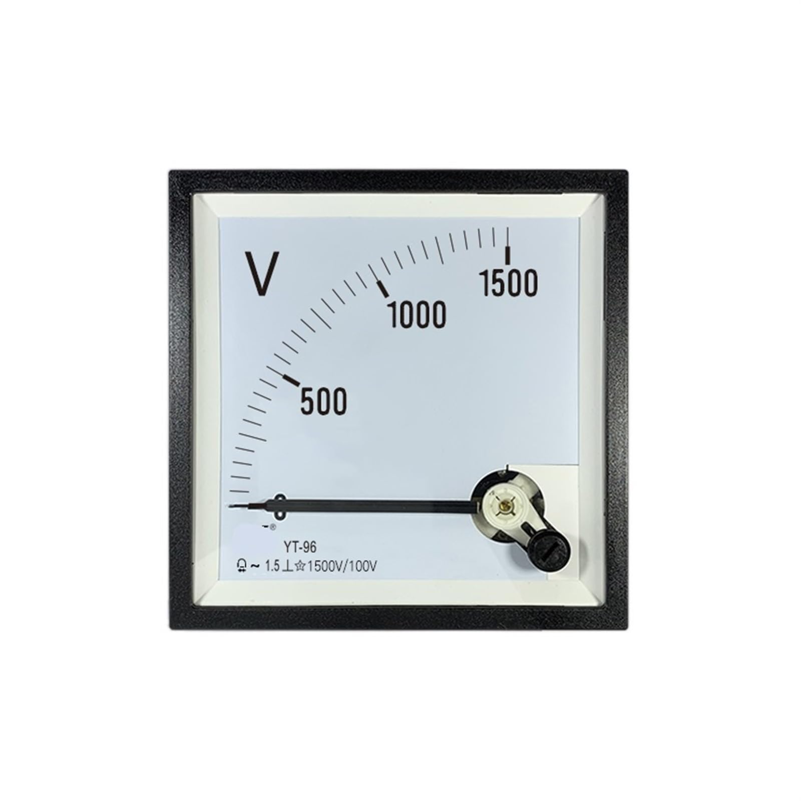 CP96 Woltomierz średniej częstotliwości 1000 V/100 V wskaźnik wysokiego napięcia AC niebezpośredni 1000 Hz Dh96 Yt96 1 szt. (4000V 100V)
