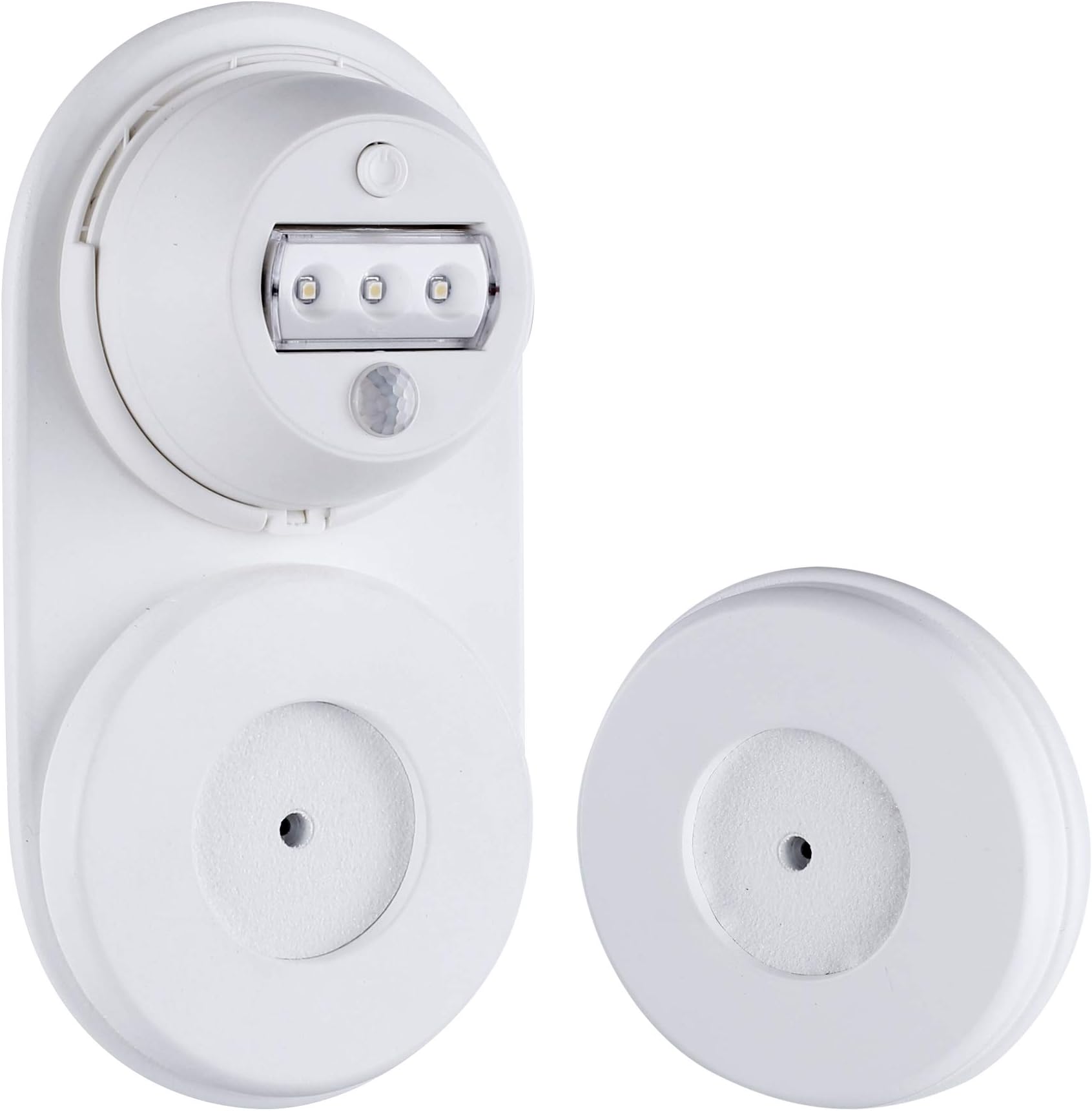 2 Pack Indoor Child and Pet Pressure Gate Wall Protector with Motion Sensor LED Nightlight - Battery Powered
