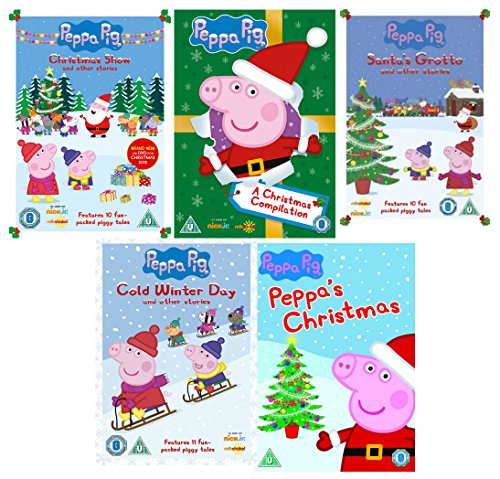 Peppa Pig Christmas DVD Collection - Peppa Pig: Cold Winter Day / Peppa Pig: Santa's Grotto / Peppa Pig: Peppa's Christmas / Pe